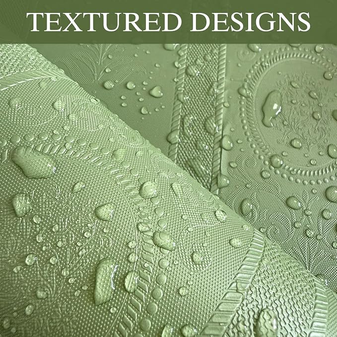 JiffDiff Wallpaper Peel and Stick Textured, 3D Embossed Wall Paper Stick on - Image 8