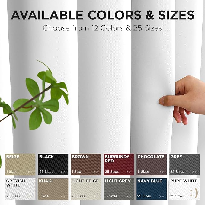 Joydeco Blackout Patio Sliding Door Curtains 84 Inches Long, Grommet Privacy - Image 7