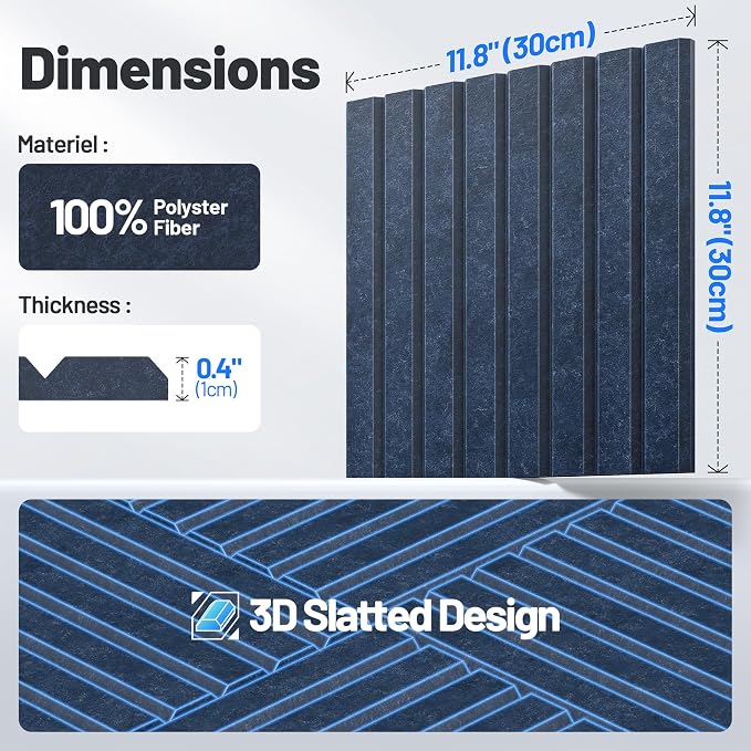 12 Pack Sound Proof Foam Panels - Image 7