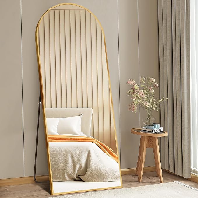 DUMOS 58"x19" Arched Full Length Mirror by DumosLifestyle