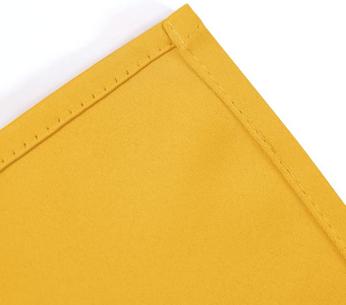 LEMOMO Yellow Thermal Blackout Curtains/38 x 63 Inch/Set of 2 Panels Room - Image 8