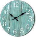 14 Inch Teal Wall Clock by HYLANDA