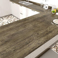 WESTICK 24"x394" Large Wood Contact Paper Peel and Stick Countertops Brown Wood by WESTICK