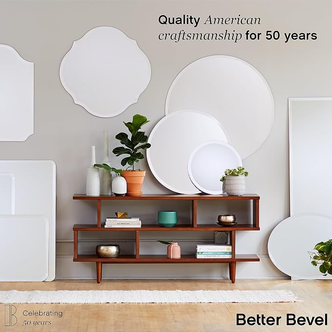 Better Bevel Frameless Square Mirror - Image 6