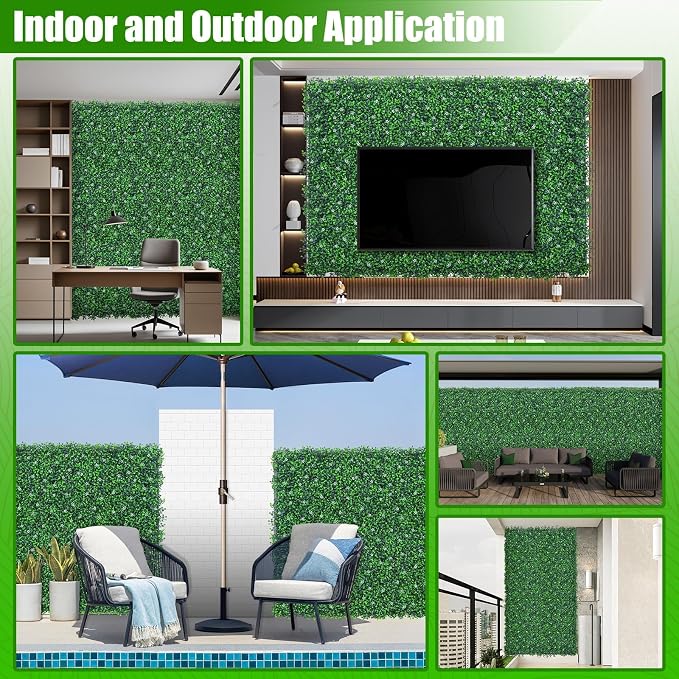 EverNture 48"x140" Grass Wall Panels, Artificial Grass Backdrop, Fake Greenery - Image 6