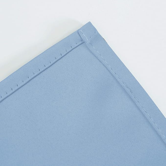 LEMOMO Sky Blue Thermal Blackout Curtains/42 x 72 Inch/Set of 2 Panels Room - Image 7