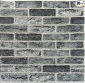 Art3d 20-Pack105 Sq.Ft Faux Brick 3D Wall Panels Peel and Stick in Stone Ash by Art3d