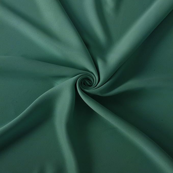 LEMOMO Green Blackout Curtains 34 x 54 Inch Length/Set of 2 Curtain - Image 5