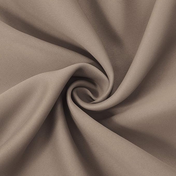 LEMOMO Cappuccino Thermal Blackout Curtains/42 x 72 Inch/Set of 2 Panels Room - Image 5